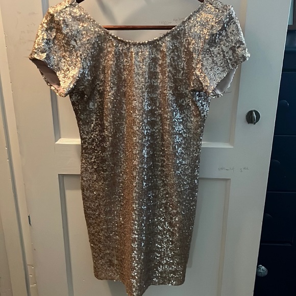 Backstage Rose Gold Sequence Dress - Picture 2 of 4